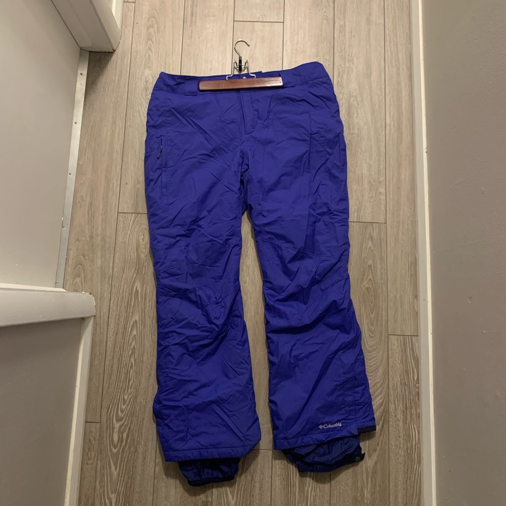 Blue Colombia Modern Mountain Snow Ski Pants 1X